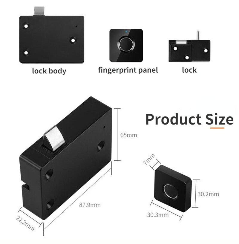 FECHADURA INTELIGENTE COM IMPRESSÃO DIGITAL - Shop De Tudo