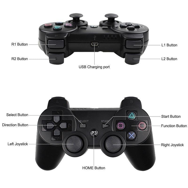 Controle sem fio - ps3 - Shop De Tudo