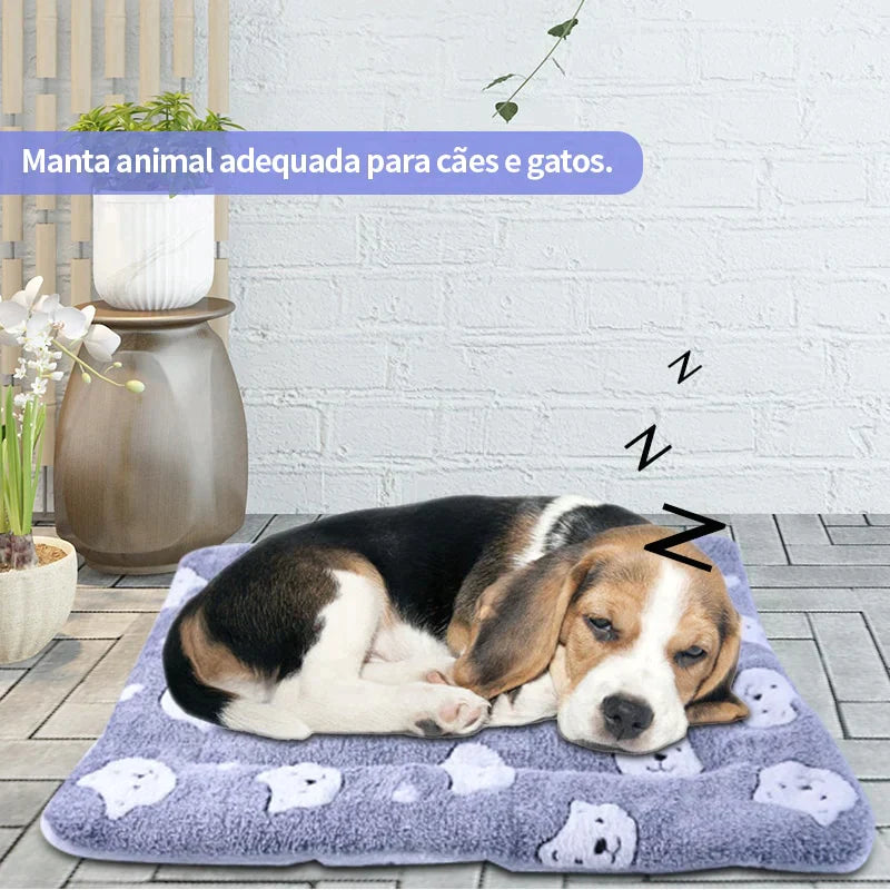 Cobertor peludo - serve como caminha para seu pet - Shop De Tudo