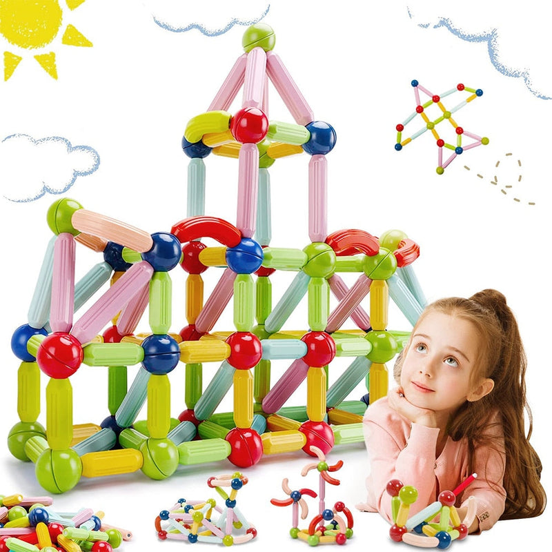 Blocos de Construção Magnéticos - Infantil - Shop De Tudo