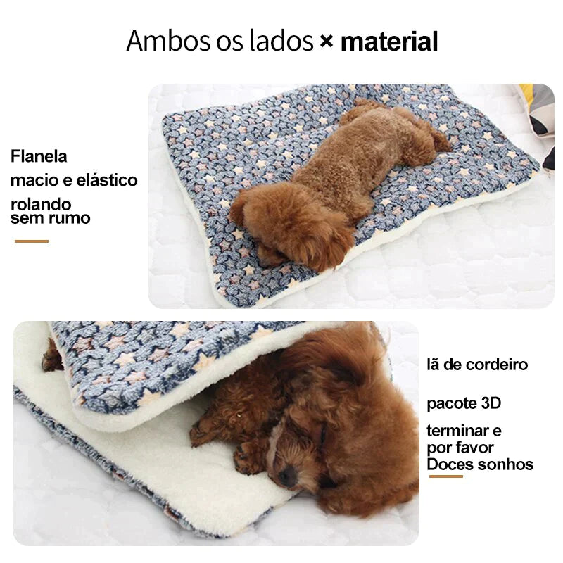 Cobertor peludo - serve como caminha para seu pet - Shop De Tudo